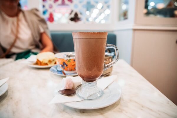 hot chocolate at Woodvale Boulevarde Cafe
