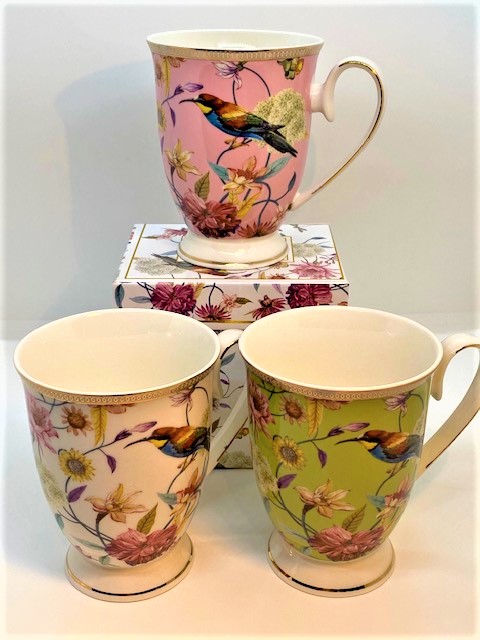 Mugs by Christiana, Chintz design